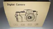 4K Digital Camera Camcorder 48MP 3" IPS Flip Screen 16x Vlogging Camera WiFi Mic