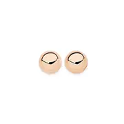 9ct Rose Gold 8mm Ball Stud Earrings