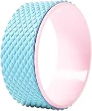 GANAZONO Yoga Wheel Backbend Massage Roller Durable Yoga Training Tool for Flexibility Strength for Thighs Arms Chest Exercises Blue