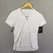 $75 Nike TechKnit Golf Shirt White AJ5312-100 Zonal Cooling NEW Women’s XS