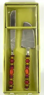 Pier 1 Imports Serveware Set Cake Knife and Server Contains 2 Utensils