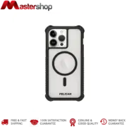 Pelican Guardian Rogue MagSafe Case for iPhone 15 Pro Max 6.7 - Clear Black