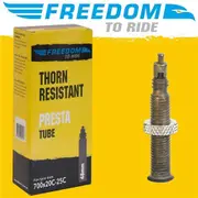 Freedom Thorn Proof Bike Tube 700X18/25C Presta Valve 48mm