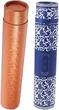 DOITOOL 2Pcs Calligraphy Art Scroll Storage Box Elegant Chinese Painting Tube for Organizing Protecting Artwork Features Stylish Design Convenient Empty Space for Personalization Inner