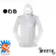 [極雪行者]SW-P102(白色)抗UV防曬防水抗撕裂超輕運動風衣外套(可當情侶衣)