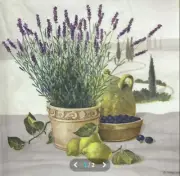 4 Paper Napkins for Decoupage/Decopatch/Craft-Lavender