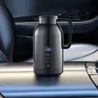 12V/ 24V Car Kettle Boiler Car Heating Cup Sturdy Car Coffee Warmer Stainless
