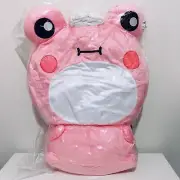 Frog Plush Toy Croaking bathhouse 45cm japan kawaii BNWT ( PINK )