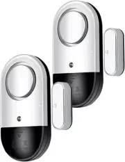 120 Db Loud Door And Window Open Alarm Sensor 2 Pack For Kids Dementia Patients
