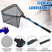 Fishing Net Fish Landing Net, Foldable Collapsible Telescopic Easy Catch Release