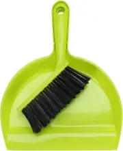 Small Broom and Dustpan Set – Dust Pan and Brush Set, Handheld Dustpan with Brus