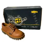 Retro Dr Martens Gibson Kids Size 11 US Made in England Brown Leather Oxfords