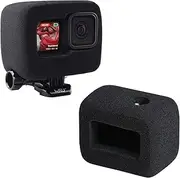 HSU Windslayer Cover for GoPro Hero 12/11/10/9 Black, Windslayer Cover Housing Frame Case, Video Noise Reduction Accessory (2 Pack)