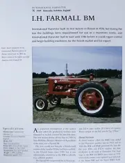 International Harvester Farmall Tractor Picture Article Sheet Out of Print Decor