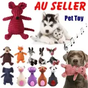 Cute Pet Dog Chew Toy Squeaker Squeaky Soft Plush Play Puppy Teeth Toys AF