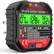 Outlet Tester Electrical GFCI Receptacle Detector 90-250V Ground Fault Recept...