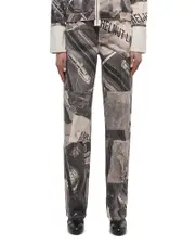 Helmut Lang Carpenter Jeans in Black Multi