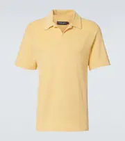 [Frescobol Carioca] Frescobol Carioca Faustino cotton terry polo shirt AU 96 yellow