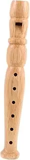 HANABASS Wooden Recorder for Beginner Friendly Flute with Clear Melodious Sound Lightweight and Portable Musical Instrument for School and Home Use