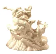 +++Bisque J*187a -42.1954 Ceramic Ready to Paint Toboggan Figurine