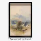 Thomas Creswick - View from Mr. Southey's House, Keswick Print 11x17 Art Poster