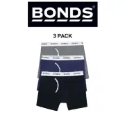 Bonds Mens Guyfront Mid Trunk Signature Fly Opening Seamfree Side 3 Pack MWXB3A