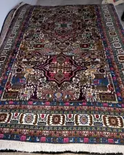 Persian Oriental Hand Knotted Floor Wool Rug Carpet Room Decor 205x150