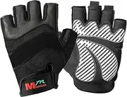 [Generic] Half Finger Gloves Adjustable Short Finger Fitn Gloves Anti-Slip Breathable Gloves for Men Women Multicolor494 XL