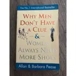 WHY MEN DON’T HAVE A CLUE & WOMEN ALWAYS  NEED MORE SHOES二手書