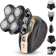 Upgrade Magnetic Head Shavers for Bald Men, Cordless & Comfort 5-in-1 Electri...