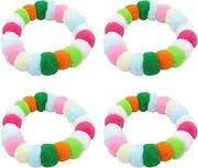 4lots Regulable Breakaway Kittens Collars Multicolor Comfortable Collars For Kittens Cats Small Animals