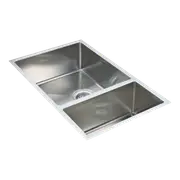715x440mm Handmade Stainless Steel Undermount / Topmount Kitchen Sink with Waste