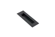 MANOVELLA Sliding Door Flush Pull - 150mm x 50mm - Matte Black