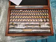 Insize Rectangular Steel Calibration Gage Gauge Block Set AS-1 81 Block 0.05"-4"