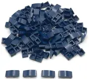 Lego 100 New Dark Blue Slope Sloped Curved 2 x 1 x 2/3 Parts