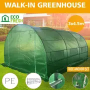 NEW Walk in Greenhouse Tunnel Plant Garden Storage 3X4.5X2M