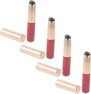 Ipetboom Lip Brush Set 4pcs Silicone Lip Makeup Brushes for Lipstick Balm and Concealer Women's Beauty Tools
