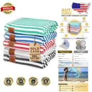 Myra Multicolor Turkish Bath Towels Set of 5 – Soft, Quick Dry & Sand Resistant
