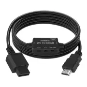Wii to HDMI Converter Cable Adapter,720P/1080P Switch,with 3.5mm Audio Jack,I...