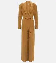 [Norma Kamali] Norma Kamali Crepe jumpsuit AU 12 brown