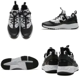 Nike Air Huarache Utility 雪地迷彩武士慢跑鞋(黑白)806807-001.Sal