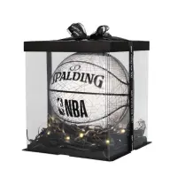 在飛比找蝦皮商城優惠-實拍 精美盒裝發光籃球 Spalding 斯伯丁 反光籃球 