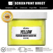 Ecotex® Yellow - Premium Water Based Ink for Screen Printing - ALL SIZES