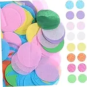 5 Packs Paper Confetti Dots of Tissue Paper Circles for Birthday Table Decorations Wedding Confetti Craft Projects Versatile Sturdy Celebration Essentials