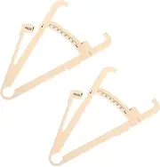 2Pcs Caliper Measurement Device Accurate Tester for Men Women and Essential Body Measuring Tool for Fat Percentage Assessment and Health Tracking