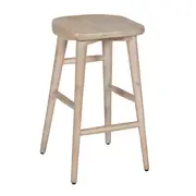 [James Lane] Ace Counter Stool Mango Wood White Wash