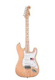 Essex ASH2M SC Style Electric Guitar Natural Satin Swamp Ash Body