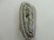 25 Foot Modular Coiled Handset Cord, Clear/Silver