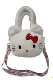 Hello Kitty SUPER SOFT PLUSH CROSSBODY BAG 7.5"