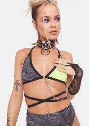 [The Lyte Couture] Illusions Chain Bra Top